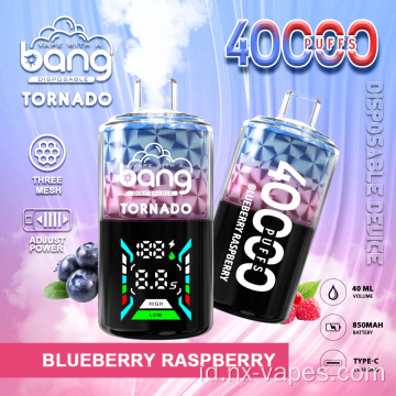 Bang tornado 40000 puff grosir vape sekali pakai